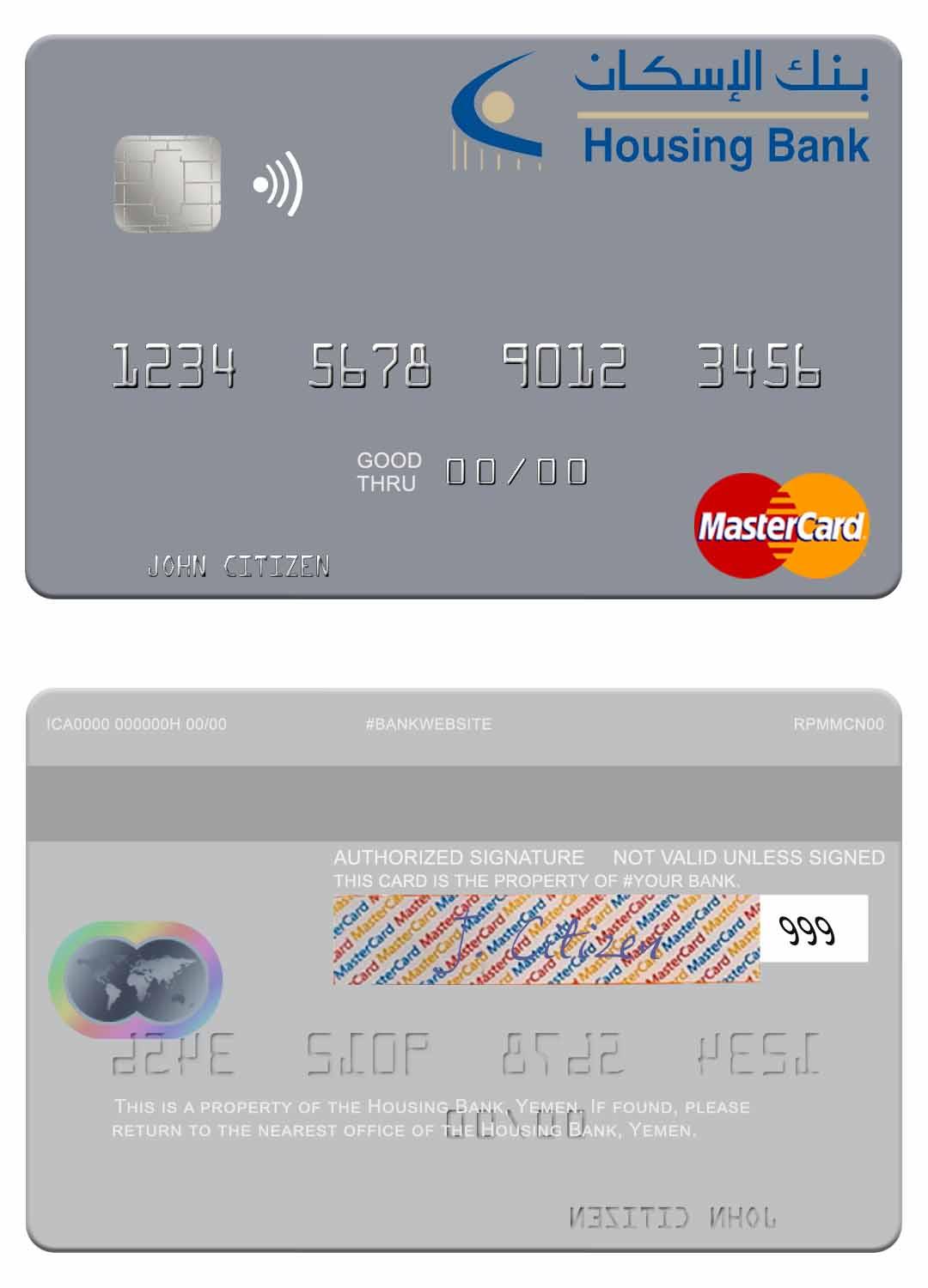 Yemen Housing Bank mastercard